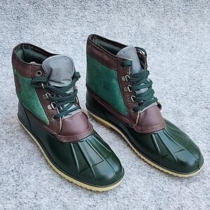 Loveson Duck Boot Mens 9 EU 43 Barn Rubber Ankle UK Boot Deadstock New Vintage